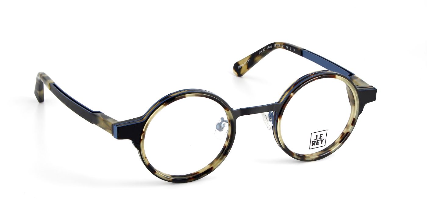 JF3063 C0025 Black Tortoiseshell/Blue Denim