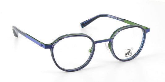 JF3066 C2843 Striped Blue/Green