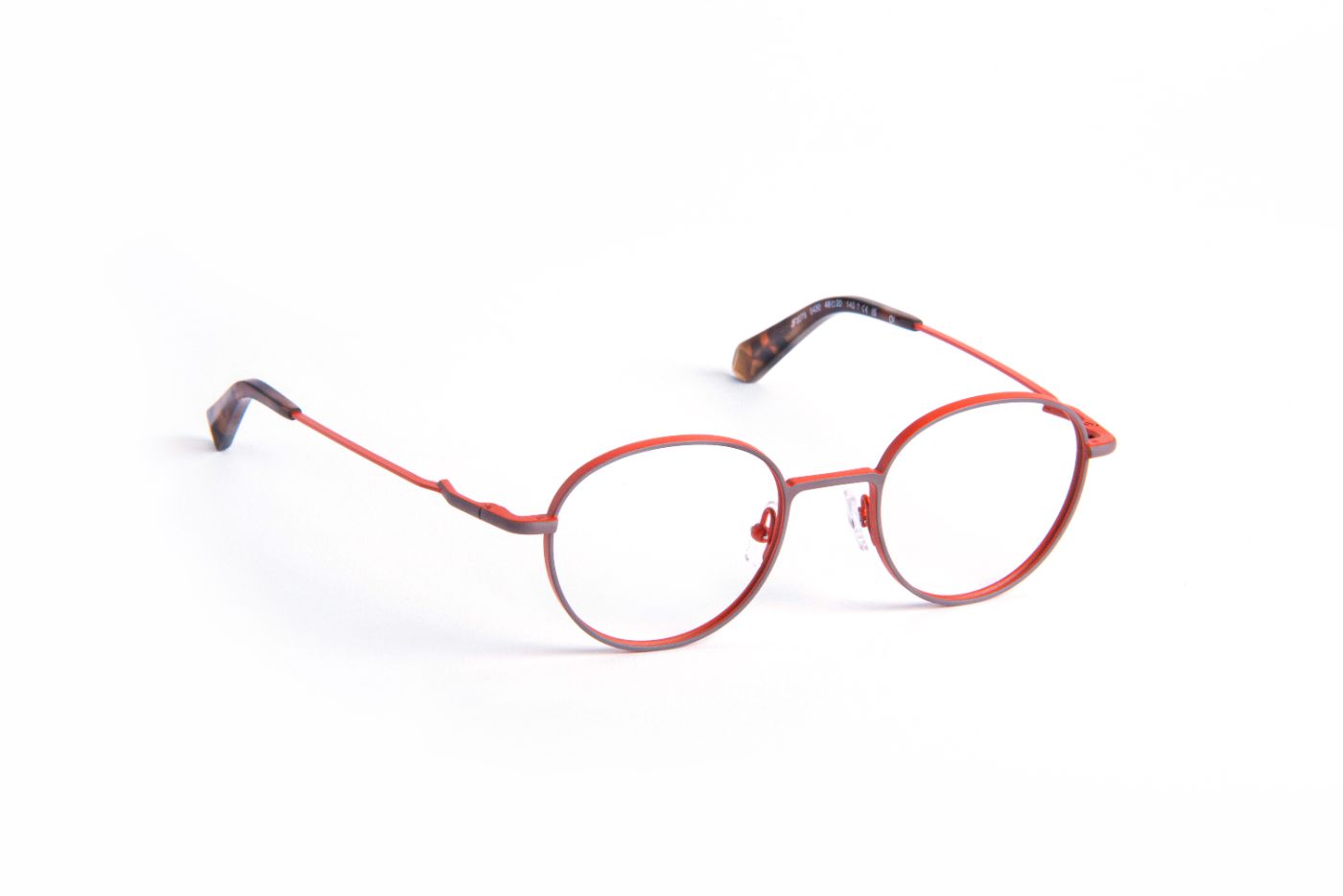JF3079 C0430 Gray Gunmetal/Red