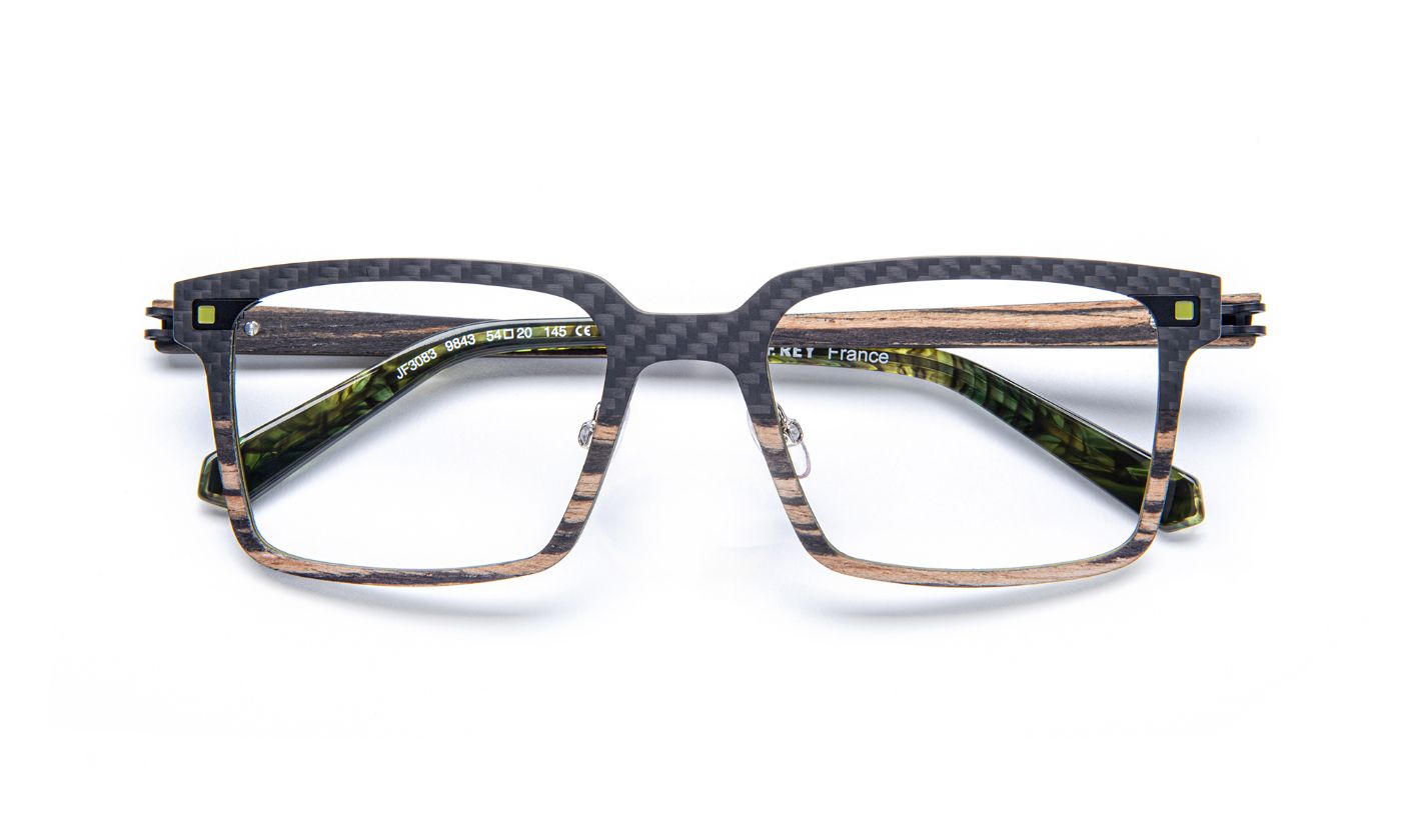 JF3083 C9843 Carbon/Wood/Aluminium Green