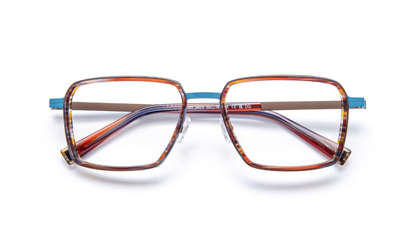 JF3085 C9825 Losange Brown/Blue