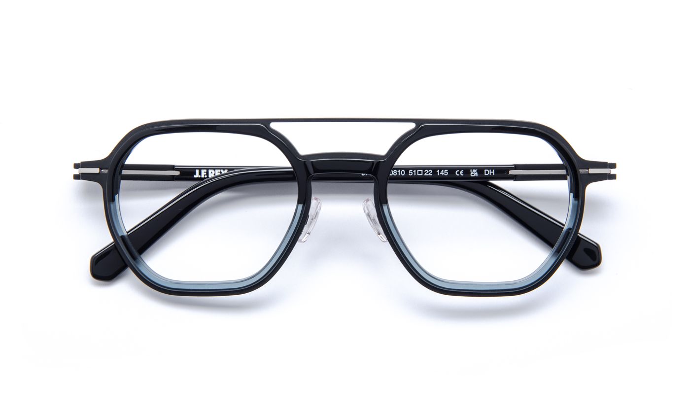 JF3091 C0810 Gradient Black Blue/Silver