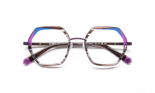 JF3102 C7570 Striped Purple/Brown/Blue