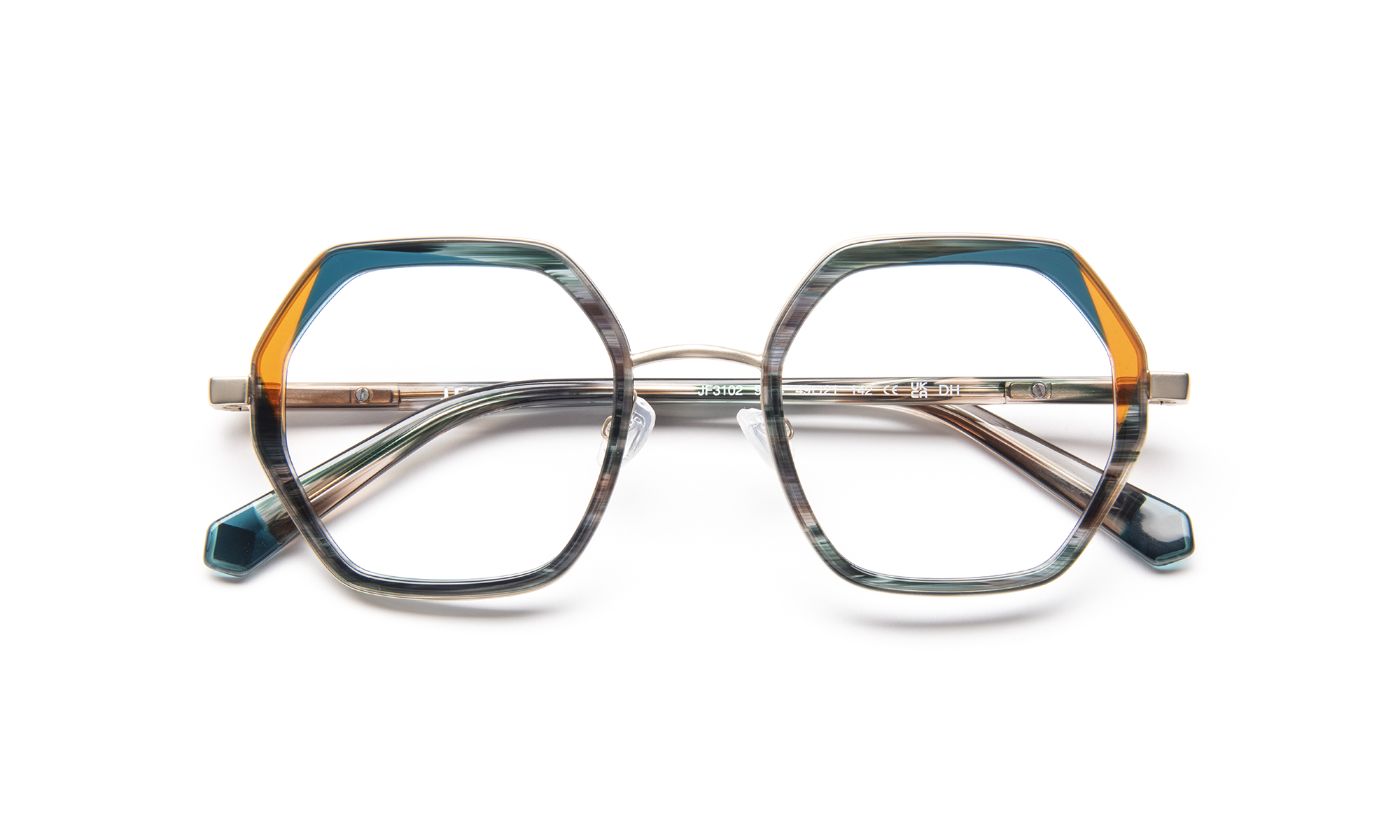 JF3102 C9044 Horn/Green/Copper/Gold
