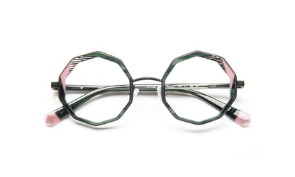 JF3103 C4781 Horn Green/Striped Black/Pink