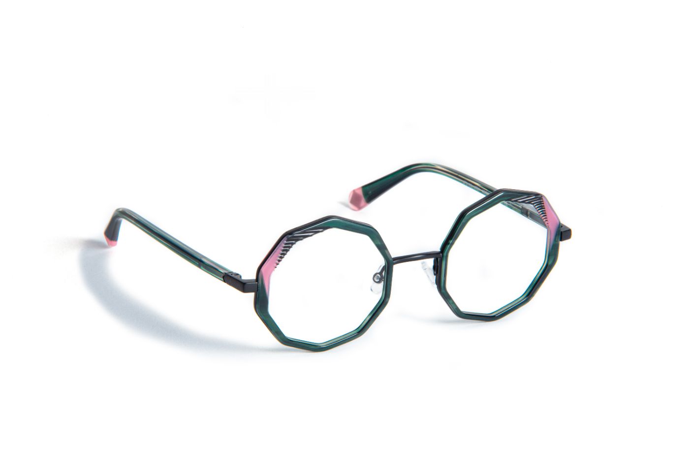 JF3103 C4781 Horn Green/Striped Black/Pink
