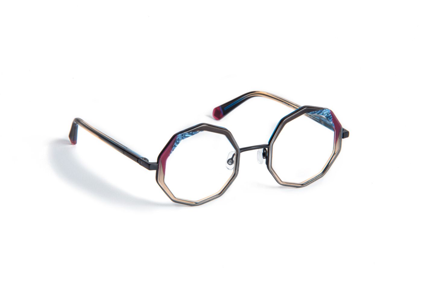 JF3103 C9727 Gradient Brown/Blue/Cherry/Black