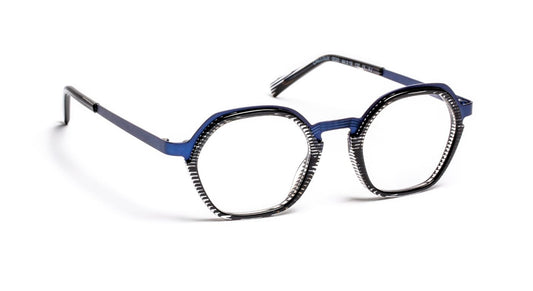 Cailloux C0020 Striped Black/Blue Bright