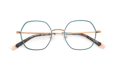 Camelia C2085 Blue/Rose Gold Satin