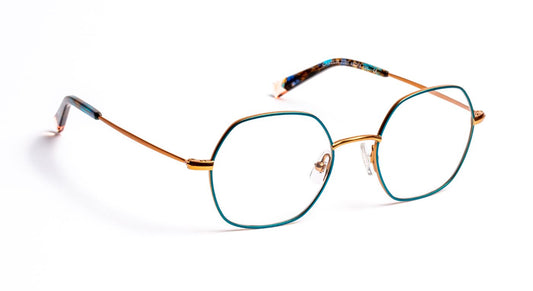 Camelia C2085 Blue/Rose Gold Satin