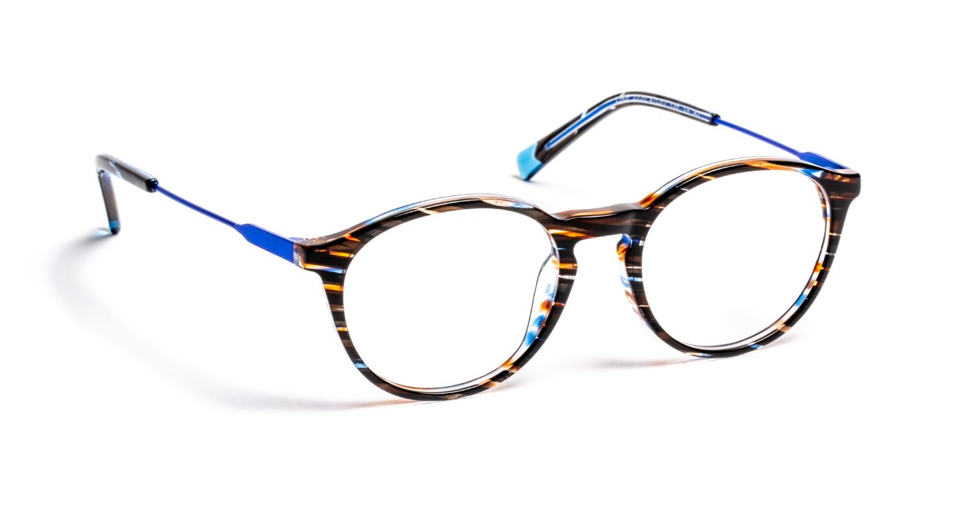 Like C2220 Striped Black Blue/Blue Satin