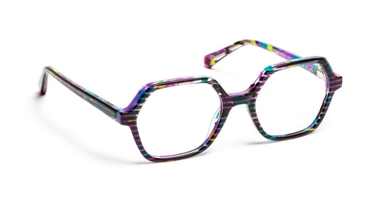 Pistache C0070 Striped Black/Safari Purple