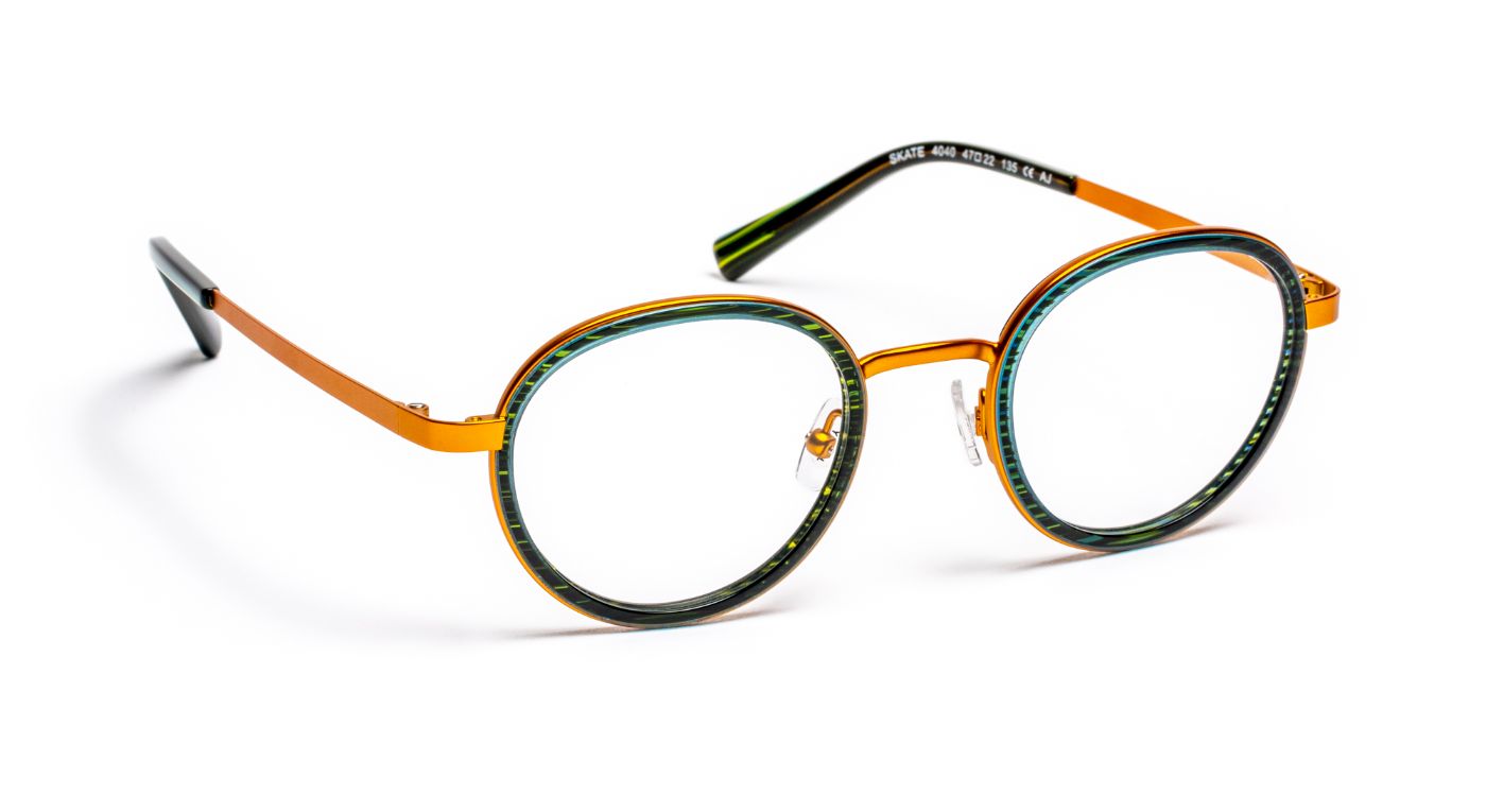 Skate C4040 Striped Green/Caramel