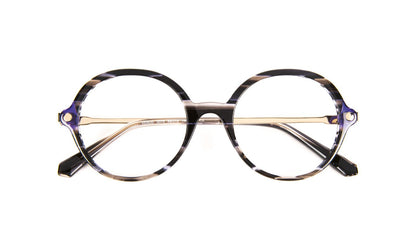 Venus C0078 Black Striped/Purple Dark