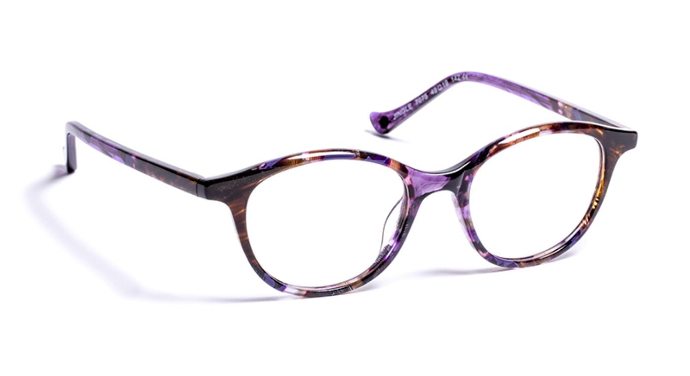 Jingle C7075 Purple Marble/Tortoiseshell Purple/Brown Glitter