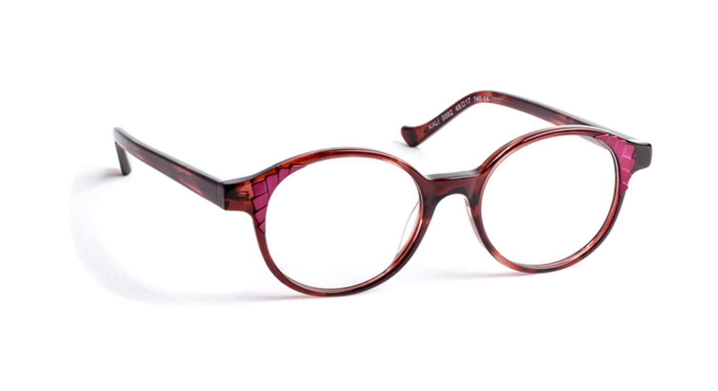 Kali C3582 Burgundy Marble/Fuchsia Dark