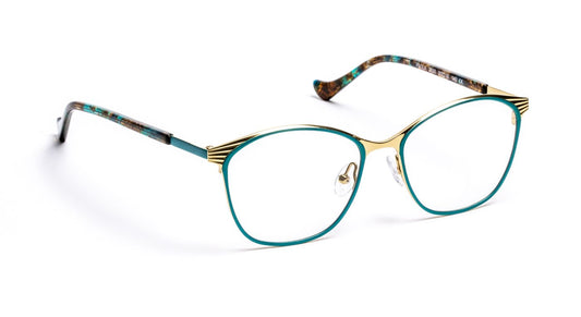 PAOLA C2550 Green Satin/Shiny Gold