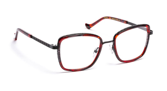 Poppy C3001 Red/Black Satin