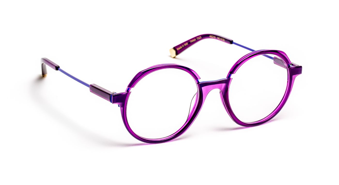 Tania C7025 Purple Transparent/Electric Blue