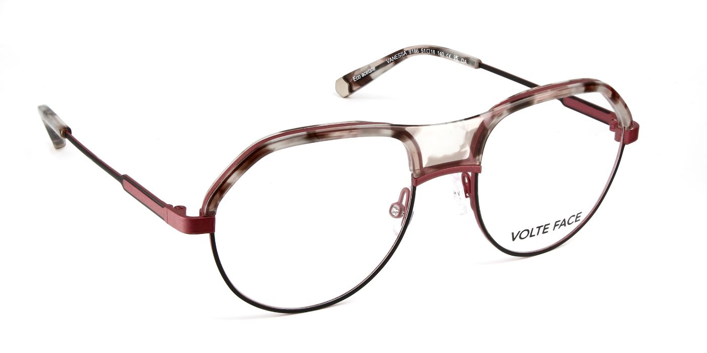 Vanessa C9186 Matte Black/Red/Pink Tortoiseshell