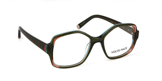 Vivienne C4083 Green/Coral