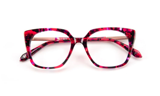 PA092 C3075 Red Tortoiseshell/Plum/Rose Gold