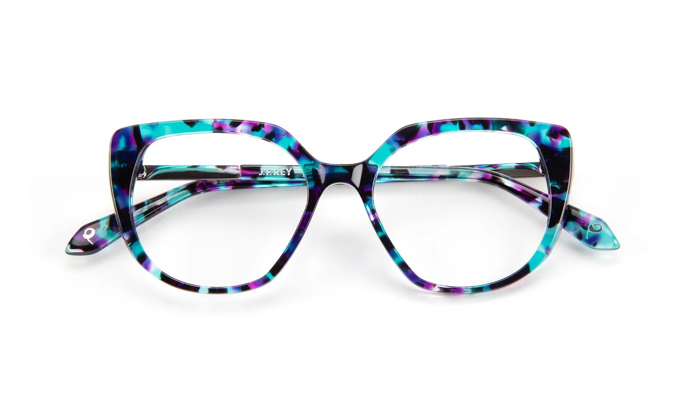 PA093 C4009 Tortoiseshell Green Turquoise/Shiny Silver