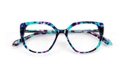 PA093 C4009 Tortoiseshell Green Turquoise/Shiny Silver