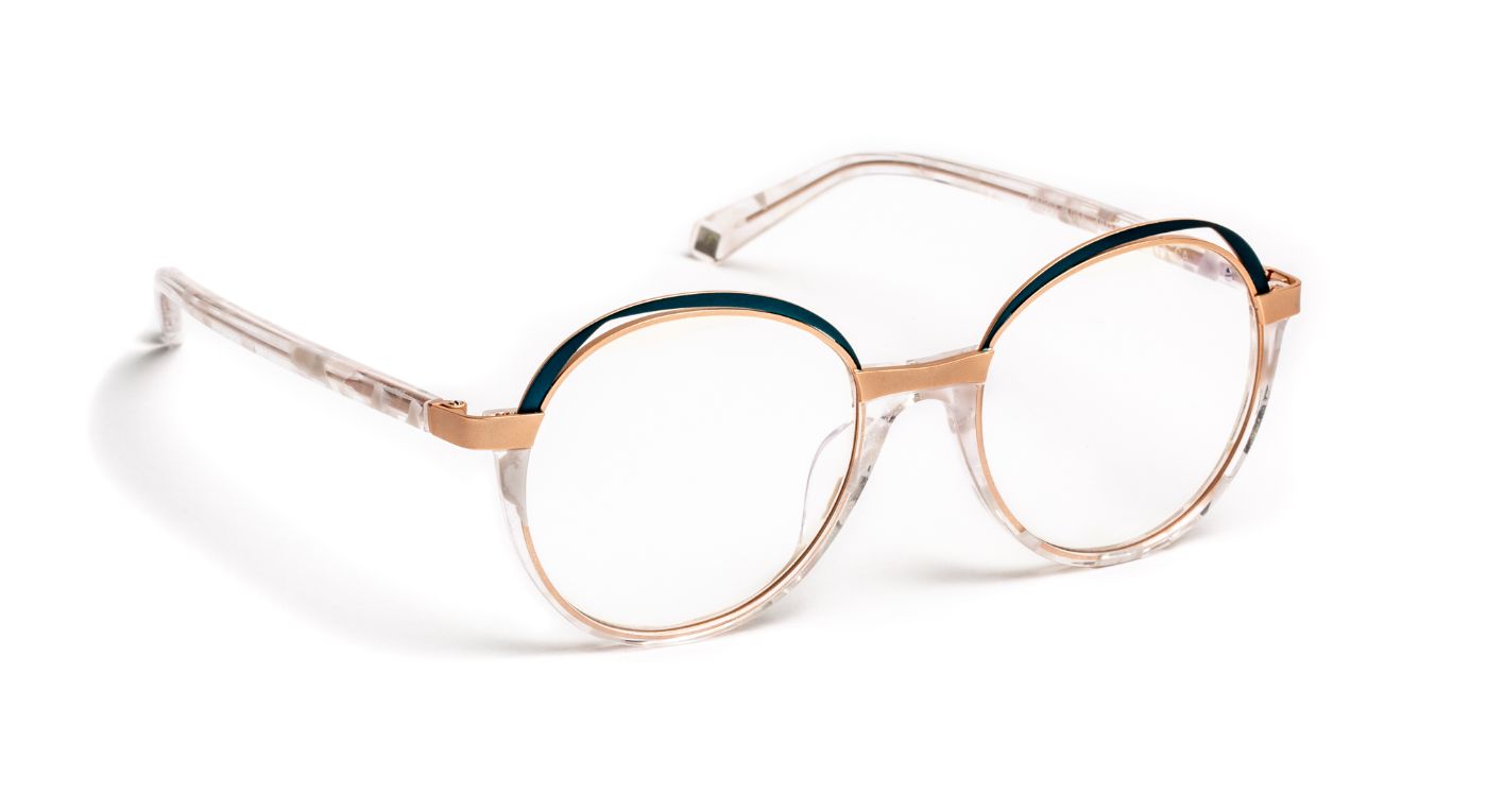 PA097 C1055 White Marble/Rose Gold/Green
