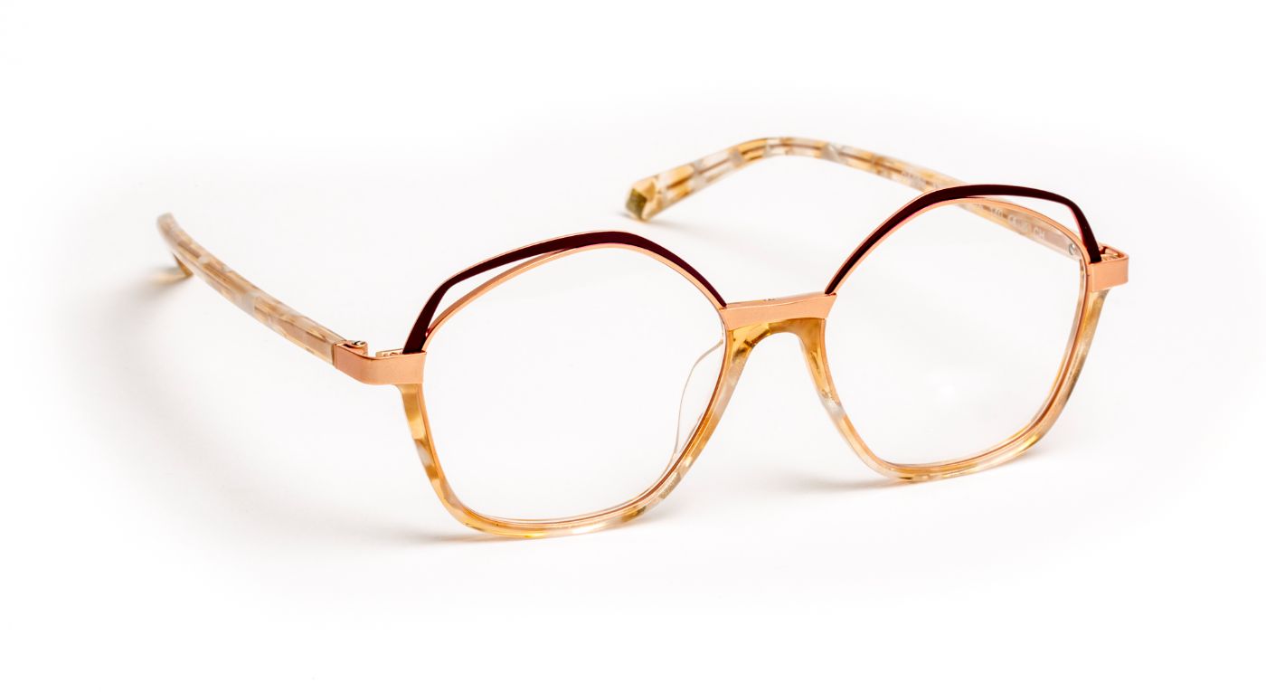 PA098 C1235 Tortoiseshell Beige/Rose Gold/Burgundy