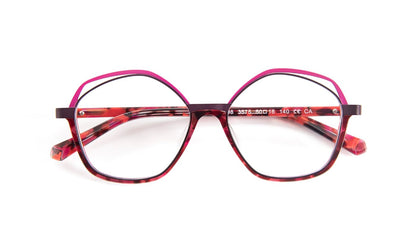 PA098 C3575 Red Tortoiseshell/Plum/Pink