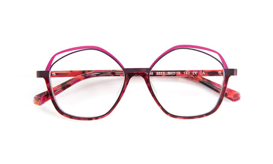 PA098 C3575 Red Tortoiseshell/Plum/Pink