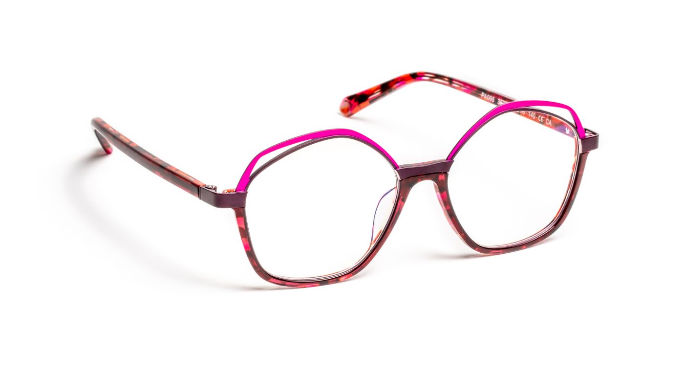PA098 C3575 Red Tortoiseshell/Plum/Pink