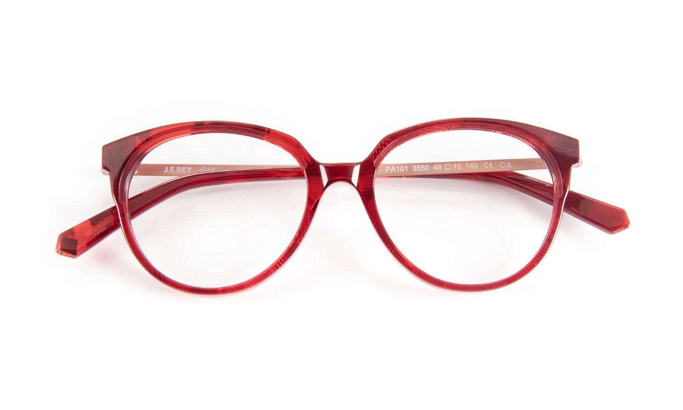 PA101 C3550 Burgundy/Rose Gold Satin/Cherry