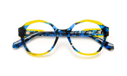 PA107 C2051 Blue Tortoiseshell/Yellow