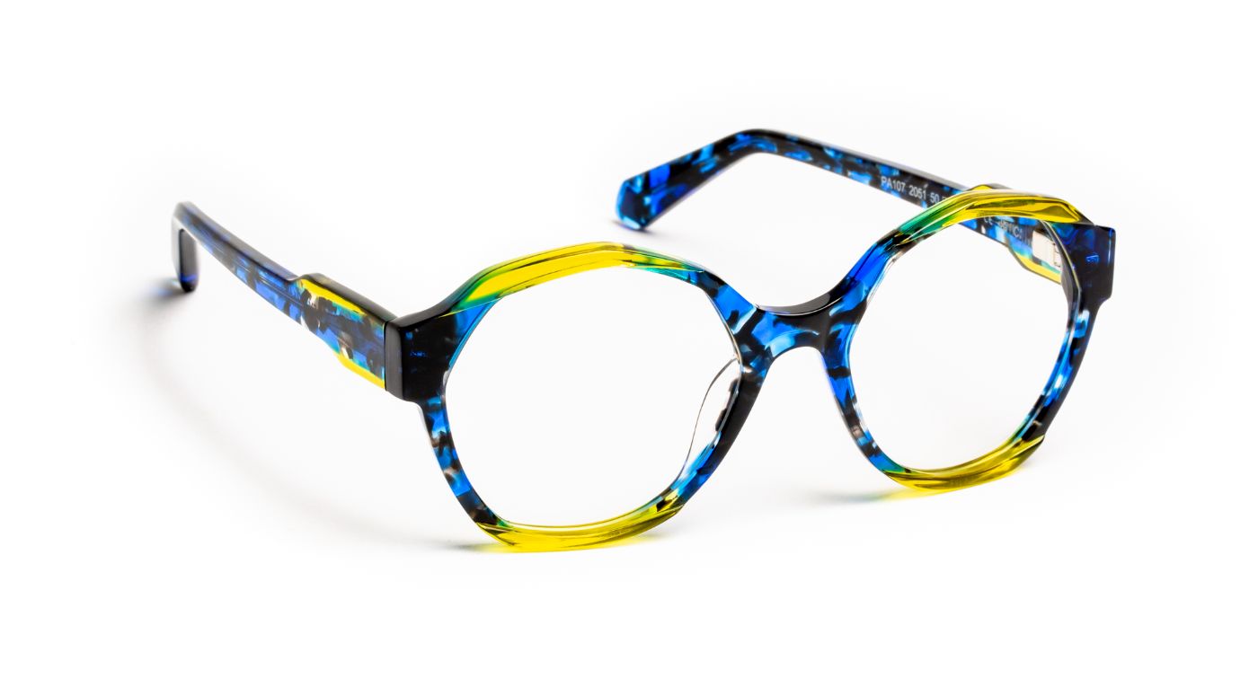 PA107 C2051 Blue Tortoiseshell/Yellow