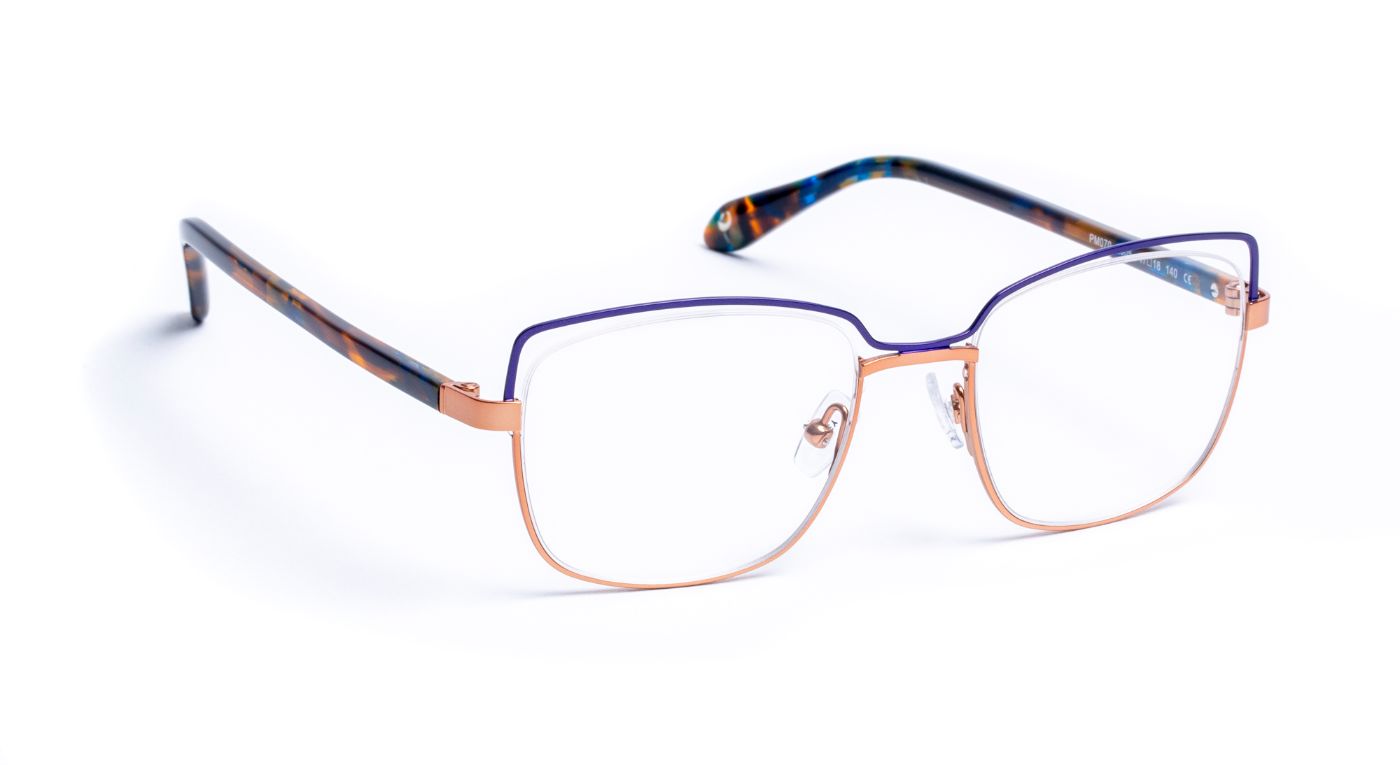 PM070 C2505 Matte Blue/Rose Gold Satin