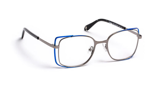 PM074 C0925 Gunmetal Shiny/Electric Blue