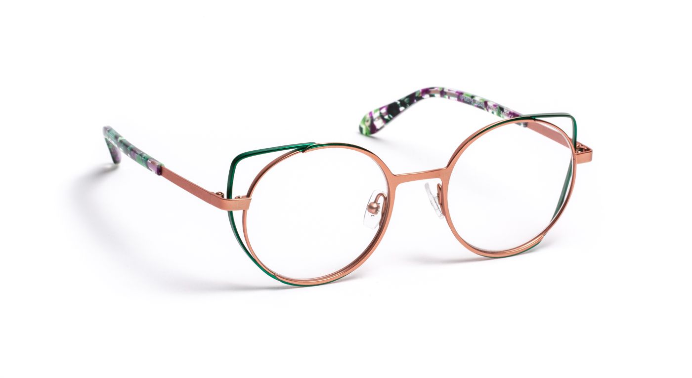 PM075 C5540 Rose Gold Satin/Green Satin