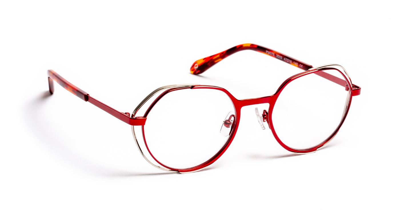 PM076 C3009 Red Satin/Gunmetal Shiny