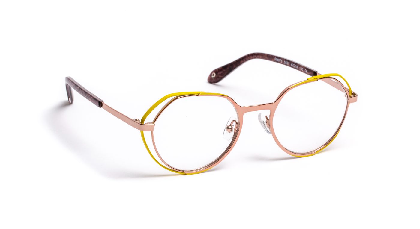 PM076 C5551 Shiny Pink Gold/Yellow Fluorescent