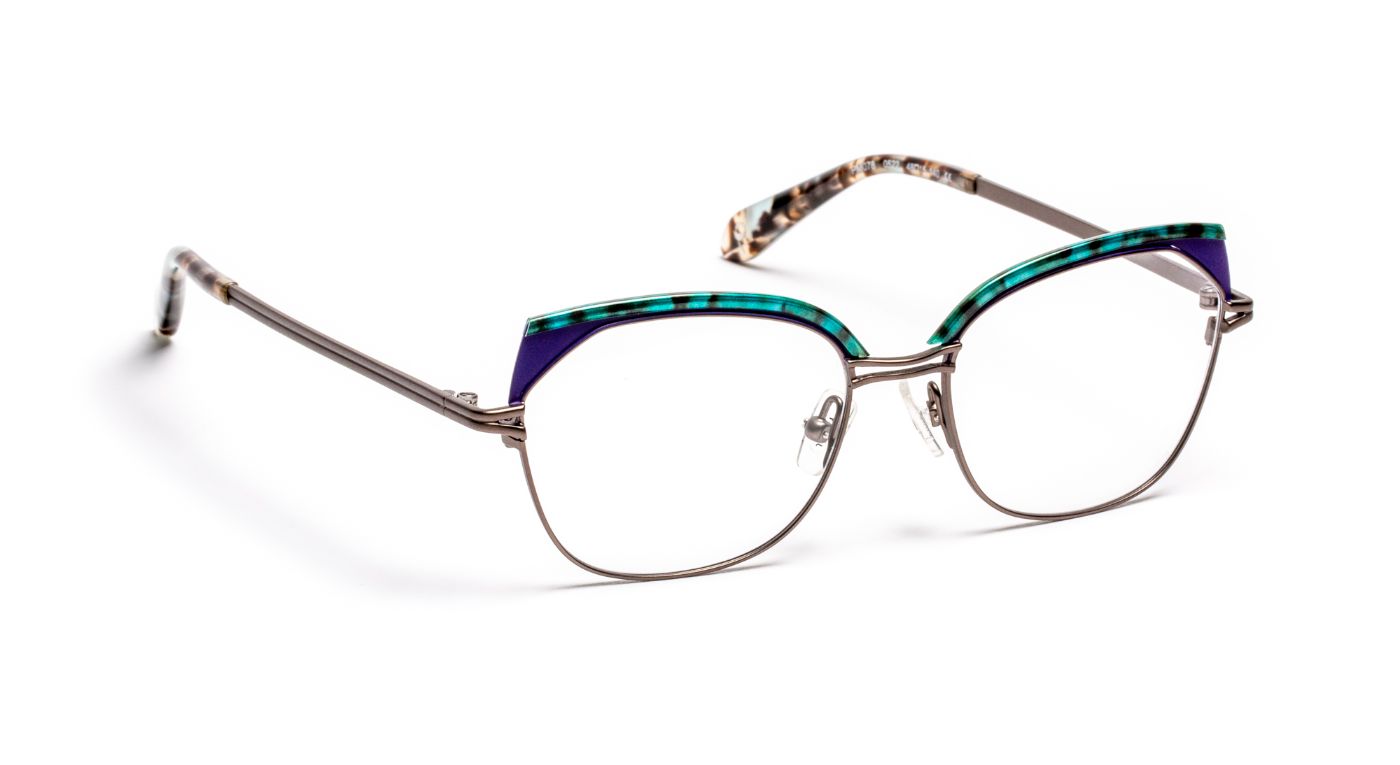 PM078 C0522 Gunmetal Brushed/Turquoise/Blue