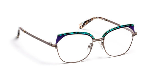 PM078 C0522 Gunmetal Brushed/Turquoise/Blue