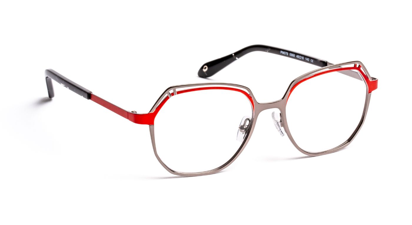 PM079 C0968 Gunmetal Shiny/Coral