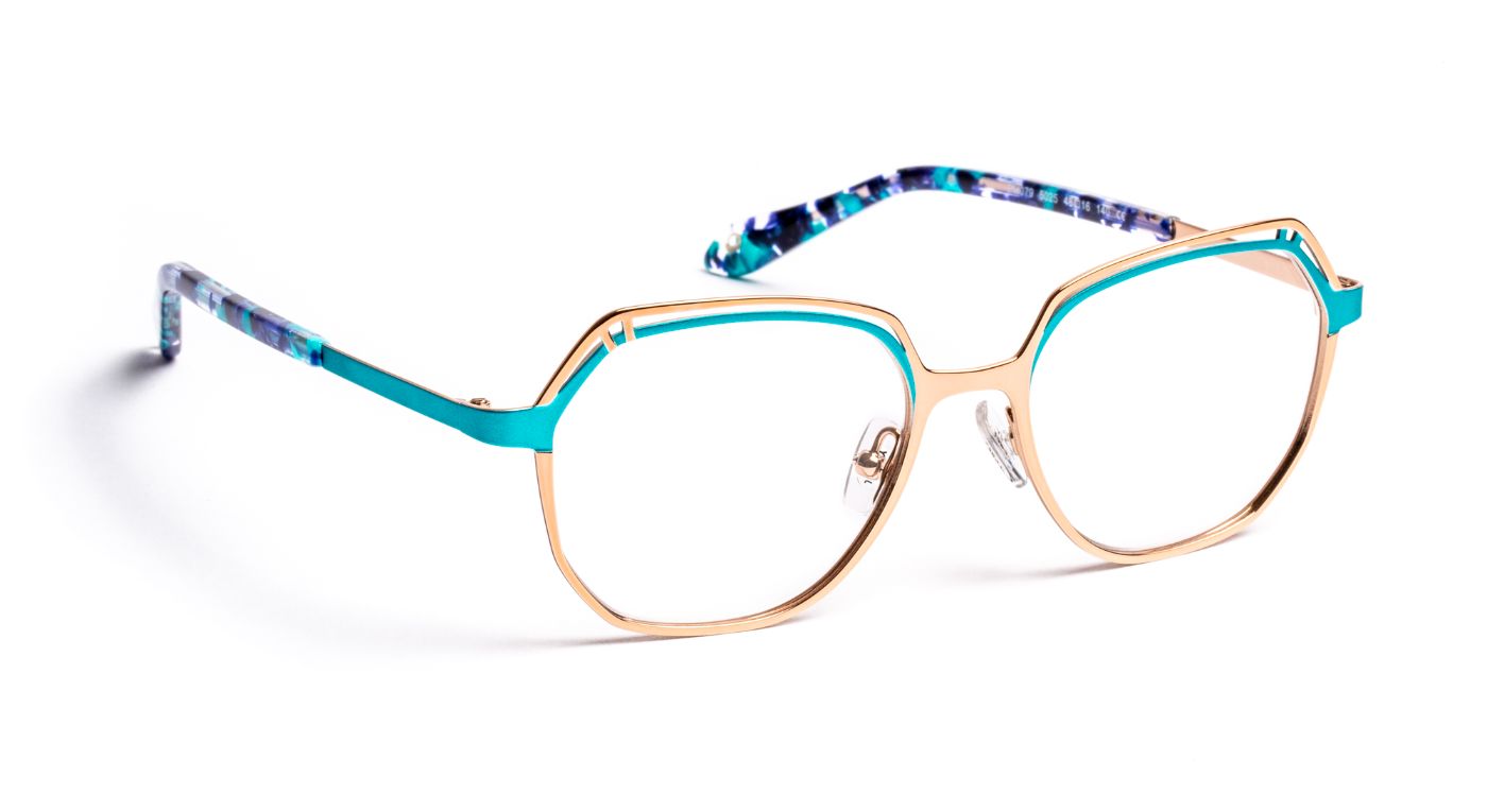 PM079 C5025 Rose Gold Shiny/Turquoise