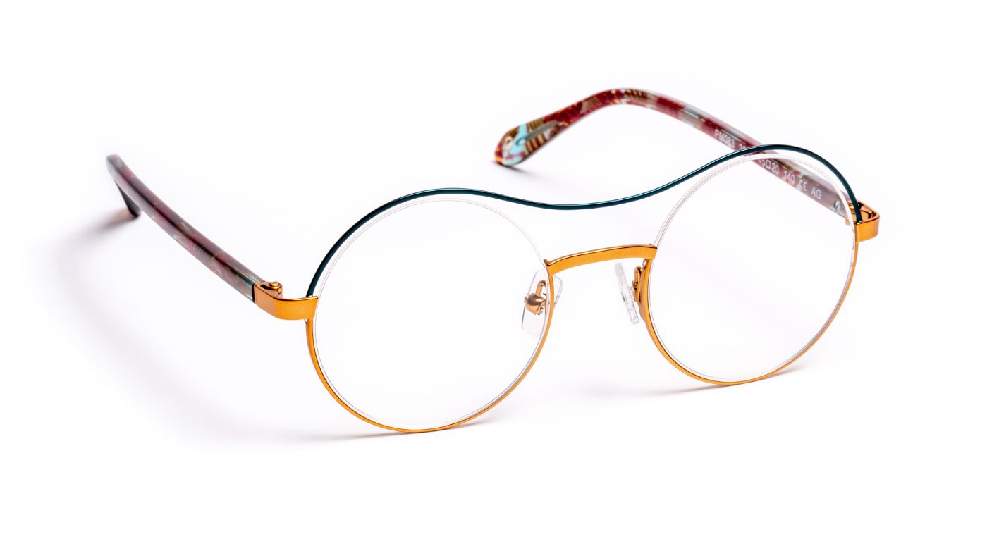 PM083 C2085 Blue/Rose Gold Satin