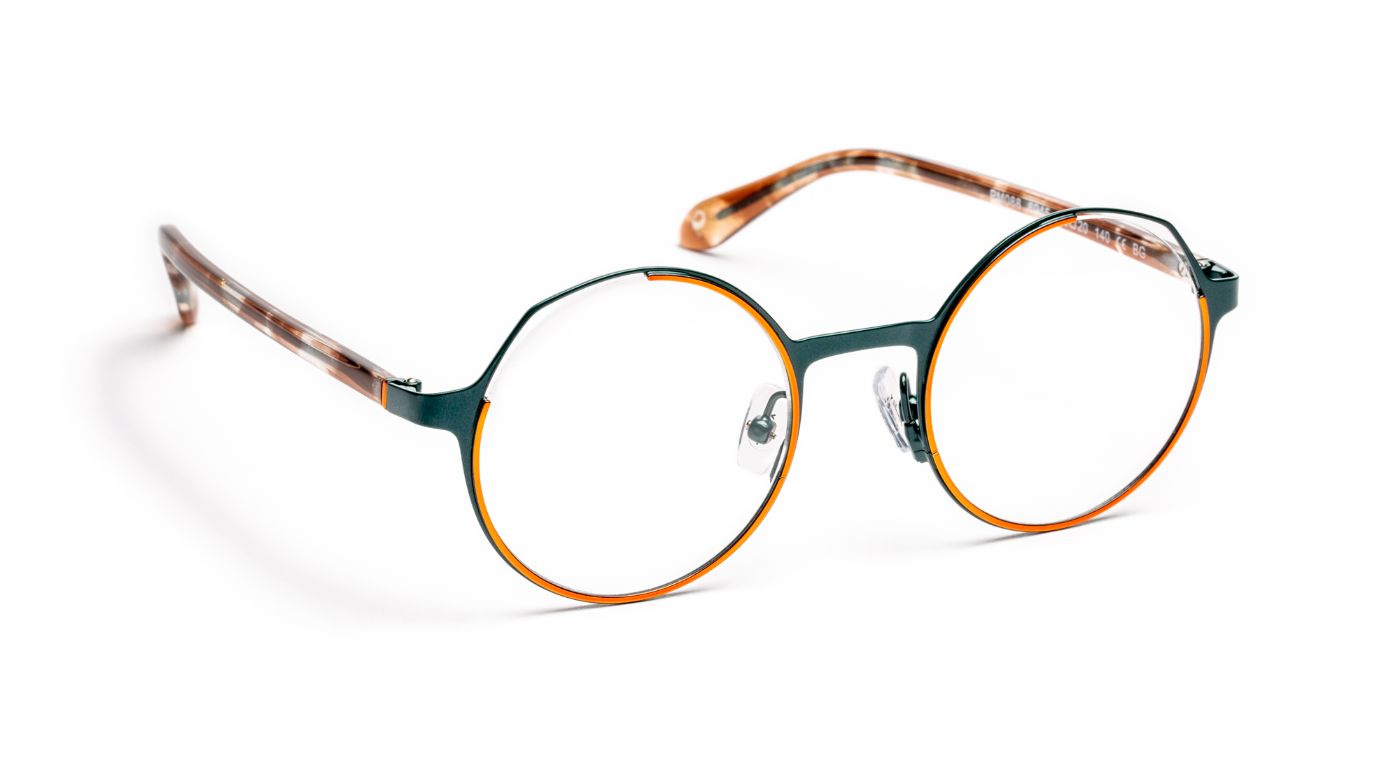 PM088 C6945 Orange Shiny/Blue Green Satin