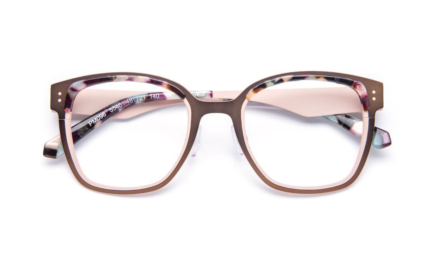 PM096 C5546 Rose Gold/Tortoiseshell/Brown Light