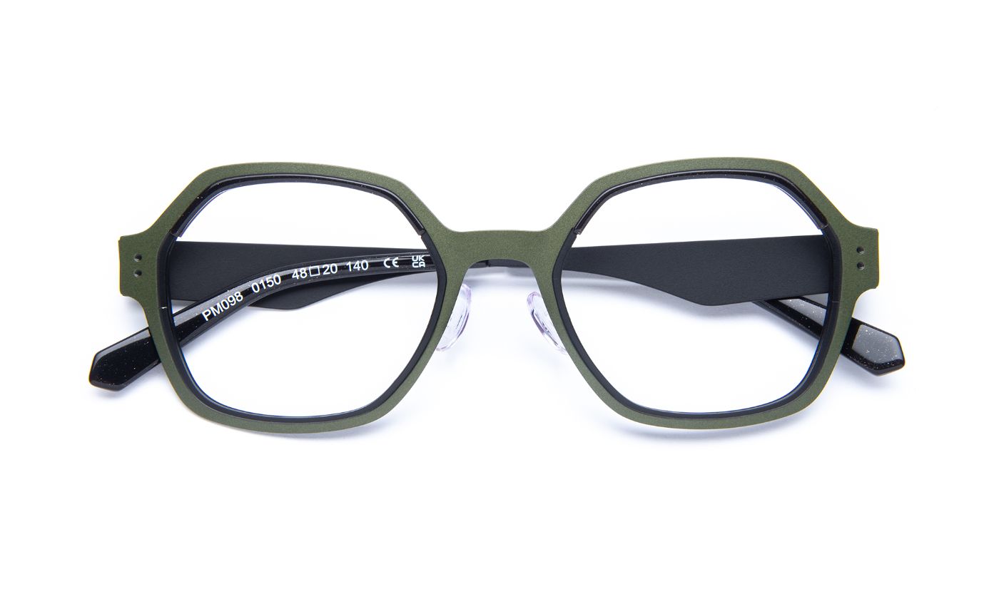 PM098 C0150 Khaki/Black Glitter/Matte Black
