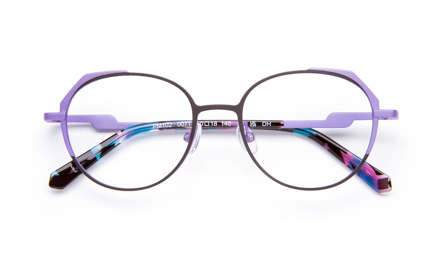 PM102 C0071 Matte Black/Lavender